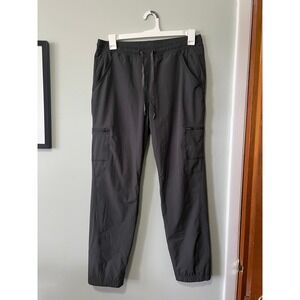 Eddie Bauer Cargo Jogger Fleece Lined Hiking Pants Gray Women Size 8
